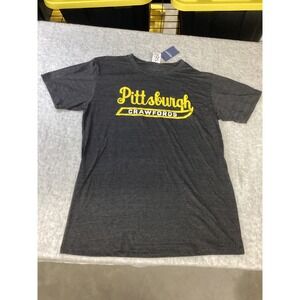 Charlie Hustle Pittsburgh Crawfords Negro Leagues Baseball T-Shirt Gray Mens L